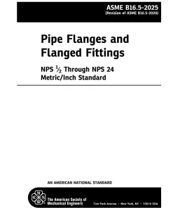 ASME B16.5-2025 pdf