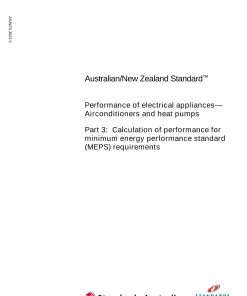 AS/NZS 3823.3:2002 pdf