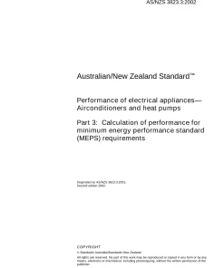 AS/NZS 3823.3:2002 pdf