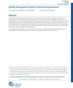 CLSI QMS06:2025 pdf