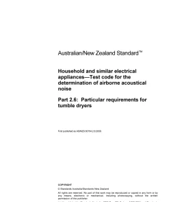 AS/NZS 60704.2.6:2009 pdf