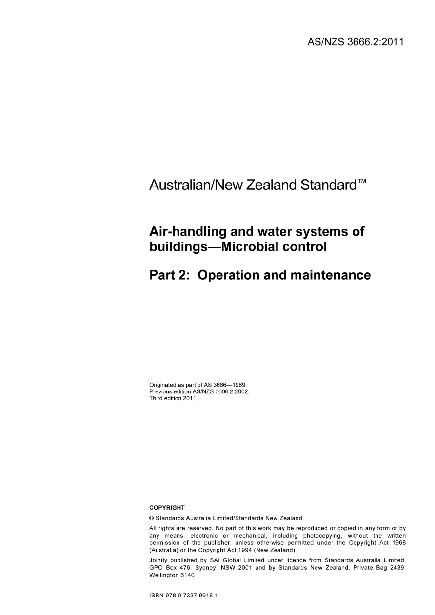 AS/NZS 3666.2:2011 pdf