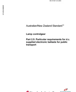 AS/NZS 61347.2.5:2002 pdf