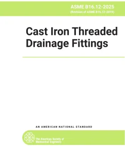 ASME B16.12-2025 pdf