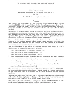 AS/NZS 60335.2.80:2016 pdf