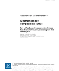 AS/NZS IEC 61000.4.3:2021 pdf