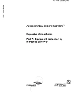 AS/NZS 60079.7:2016 pdf