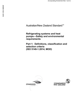 AS/NZS 5149.1:2016 pdf