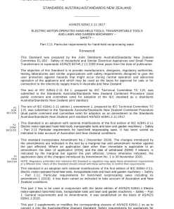 AS/NZS 62841.2.11:2017 pdf