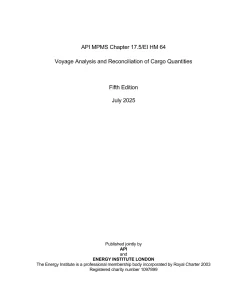 API MPMS Chapter 17.5:2025 pdf