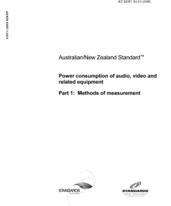 AS/NZS 62087.1:2010 pdf