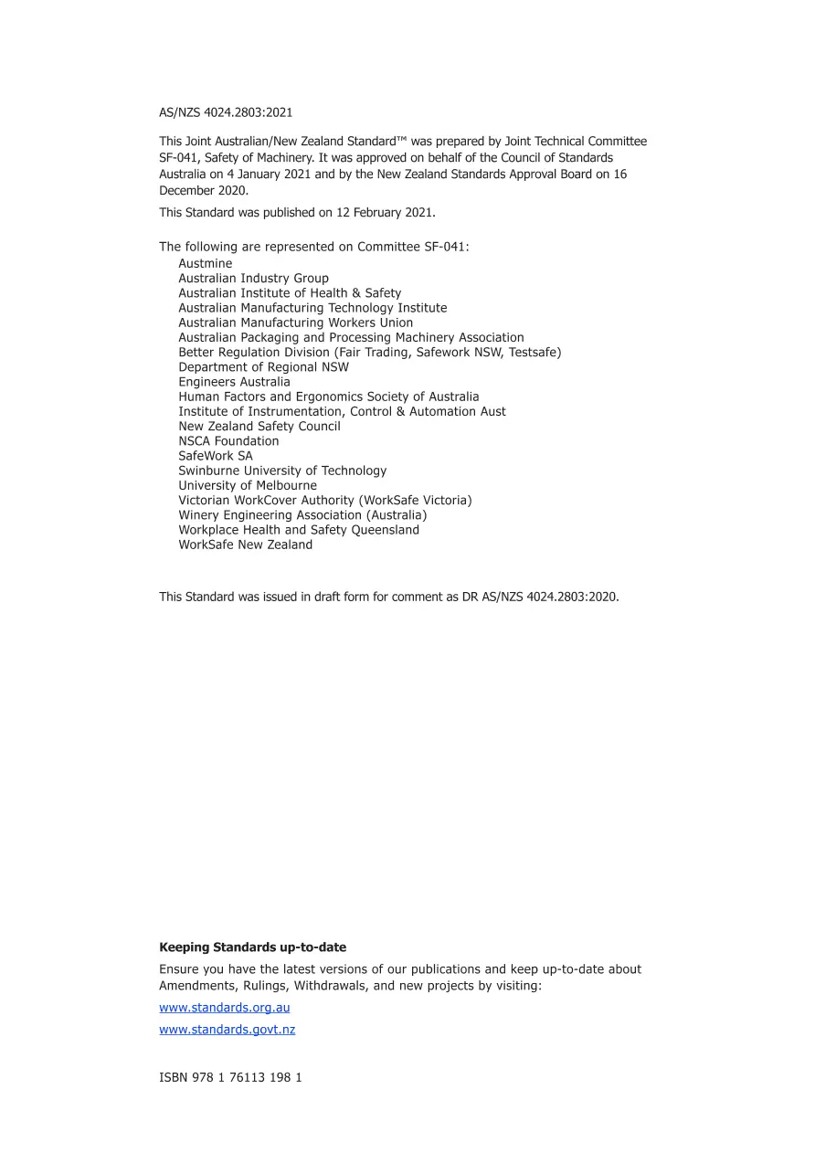 AS/NZS 4024.2803:2021 pdf