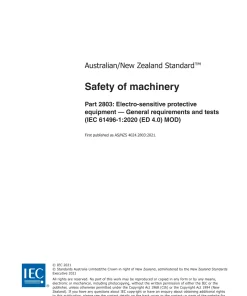 AS/NZS 4024.2803:2021 pdf
