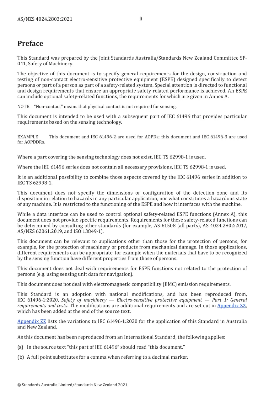 AS/NZS 4024.2803:2021 pdf