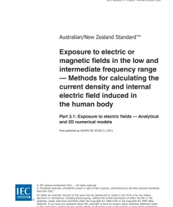 AS/NZS IEC 62226.3.1:2021 pdf
