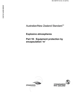 AS/NZS 60079.18:2016 pdf