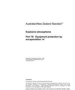 AS/NZS 60079.18:2016 pdf