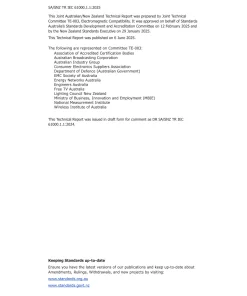 SA/SNZ TR IEC 61000.1.1:2025 pdf