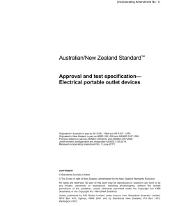 AS/NZS 3105:2014 pdf