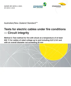 AS/NZS IEC 60331.2:2021 pdf