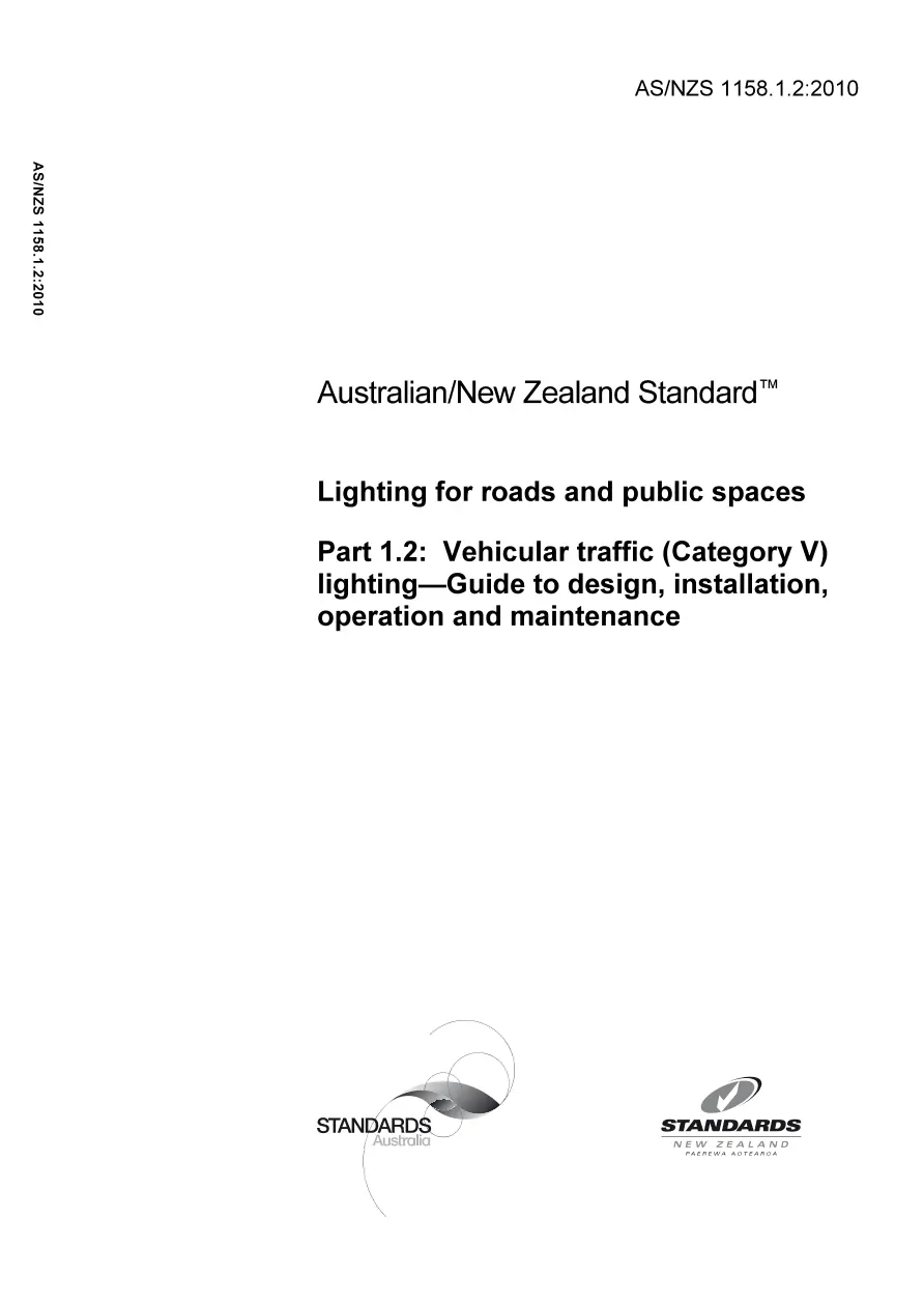 AS/NZS 1158.1.2:2010 pdf