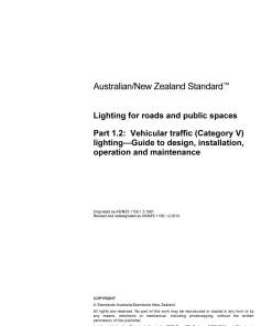 AS/NZS 1158.1.2:2010 pdf