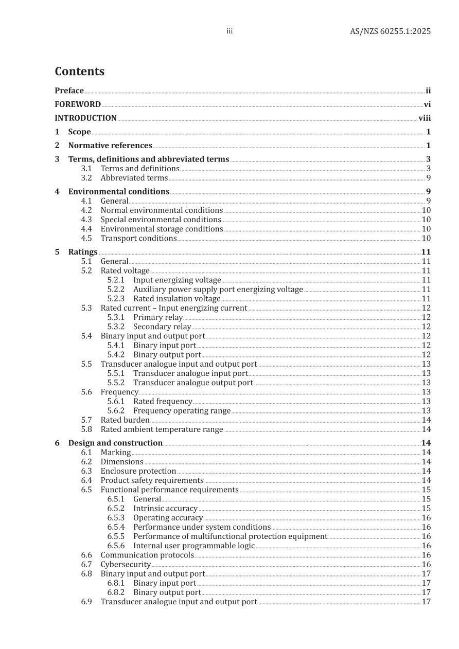 AS/NZS 60255.1:2025 pdf