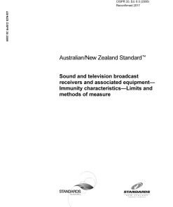 AS/NZS CISPR 20:2009 pdf