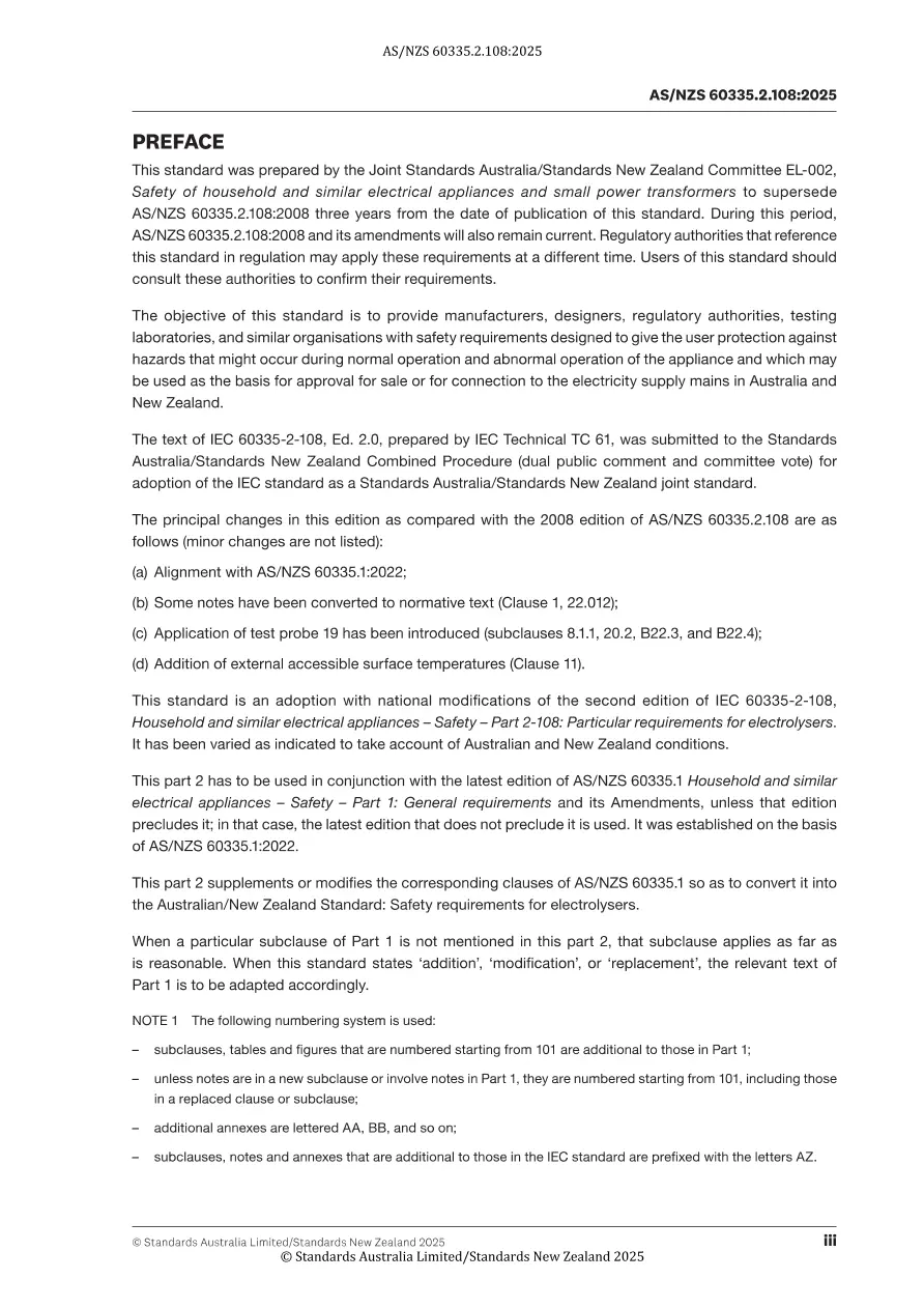 AS/NZS 60335.2.108:2025 pdf