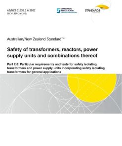 AS/NZS 61558.2.6:2022 pdf