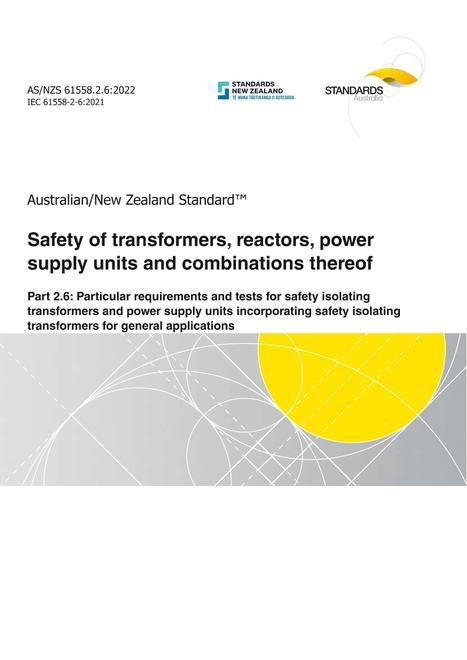 AS/NZS 61558.2.6:2022 pdf