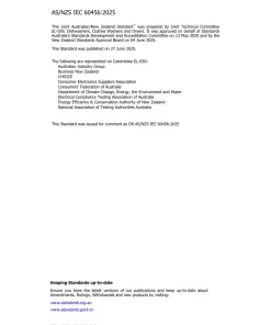 AS/NZS IEC 60456:2025 pdf