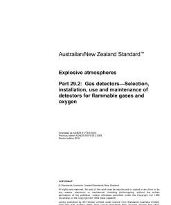 AS/NZS 60079.29.2:2016 pdf