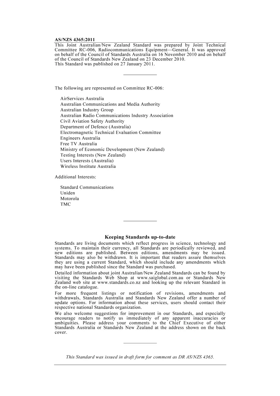 AS/NZS 4365:2011 pdf