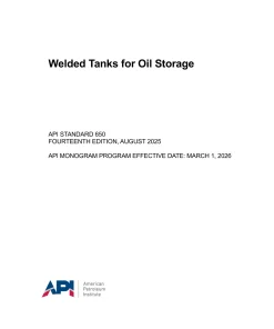 API Std 650:2025 pdf