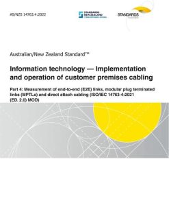 AS/NZS 14763.4:2022 pdf