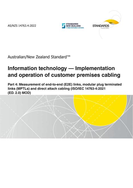 AS/NZS 14763.4:2022 pdf