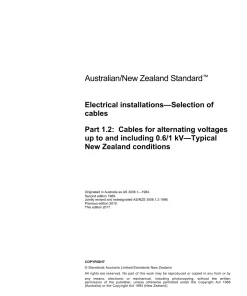 AS/NZS 3008.1.2:2017 pdf