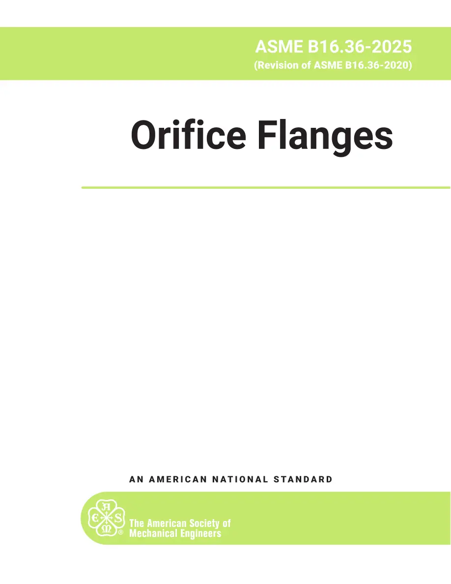 ASME B16.36-2025 pdf