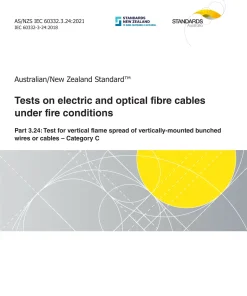 AS/NZS IEC 60332.3.24:2021 pdf