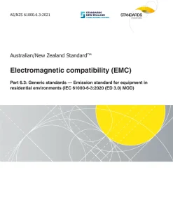 AS/NZS 61000.6.3:2021 pdf