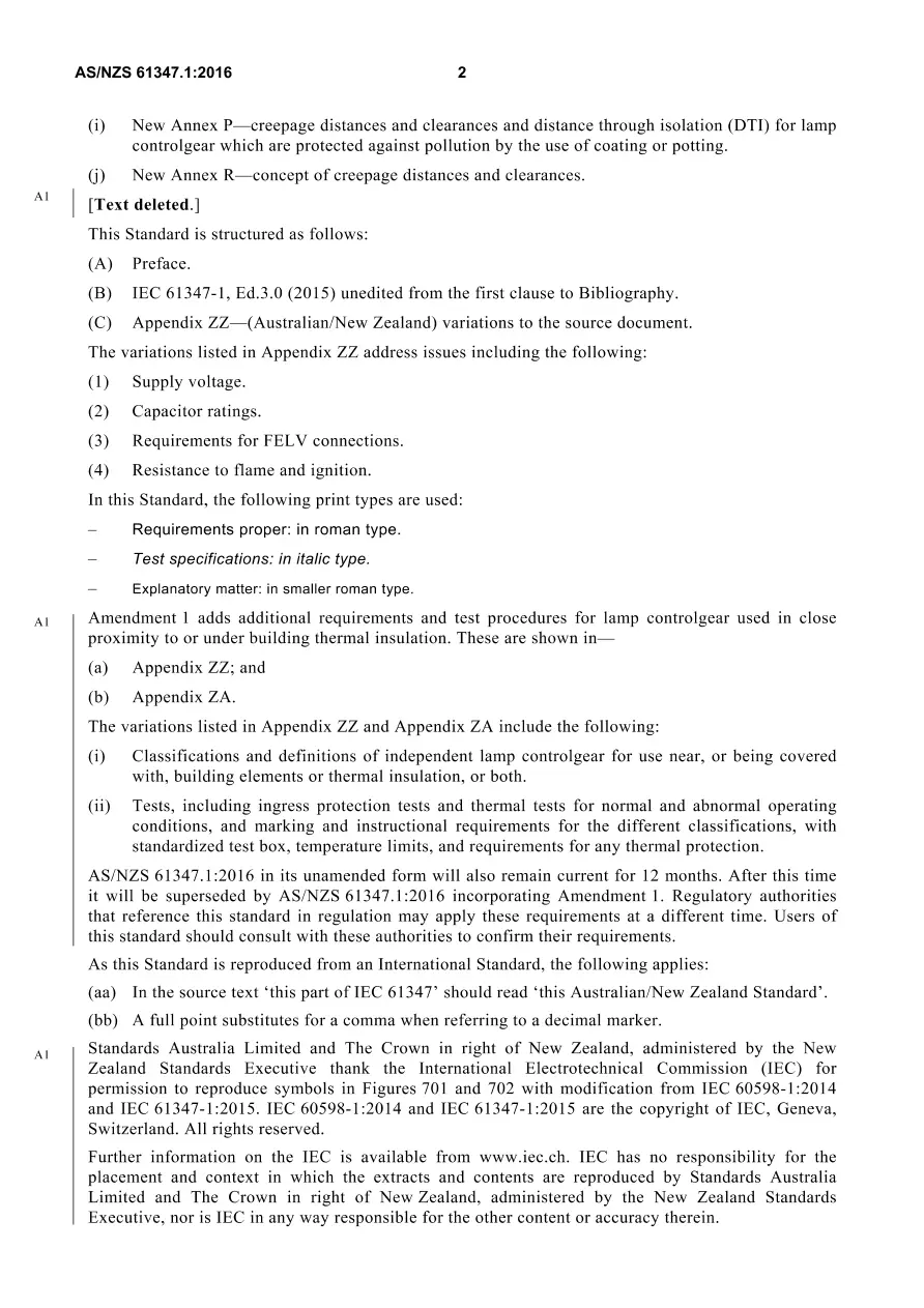 AS/NZS 61347.1:2016 pdf