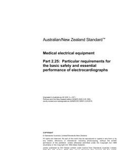 AS/NZS IEC 60601.2.25:2016 pdf