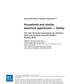 AS/NZS 60335.2.60:2024 pdf