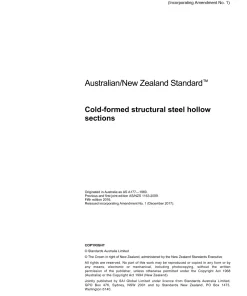 AS/NZS 1163:2016 pdf