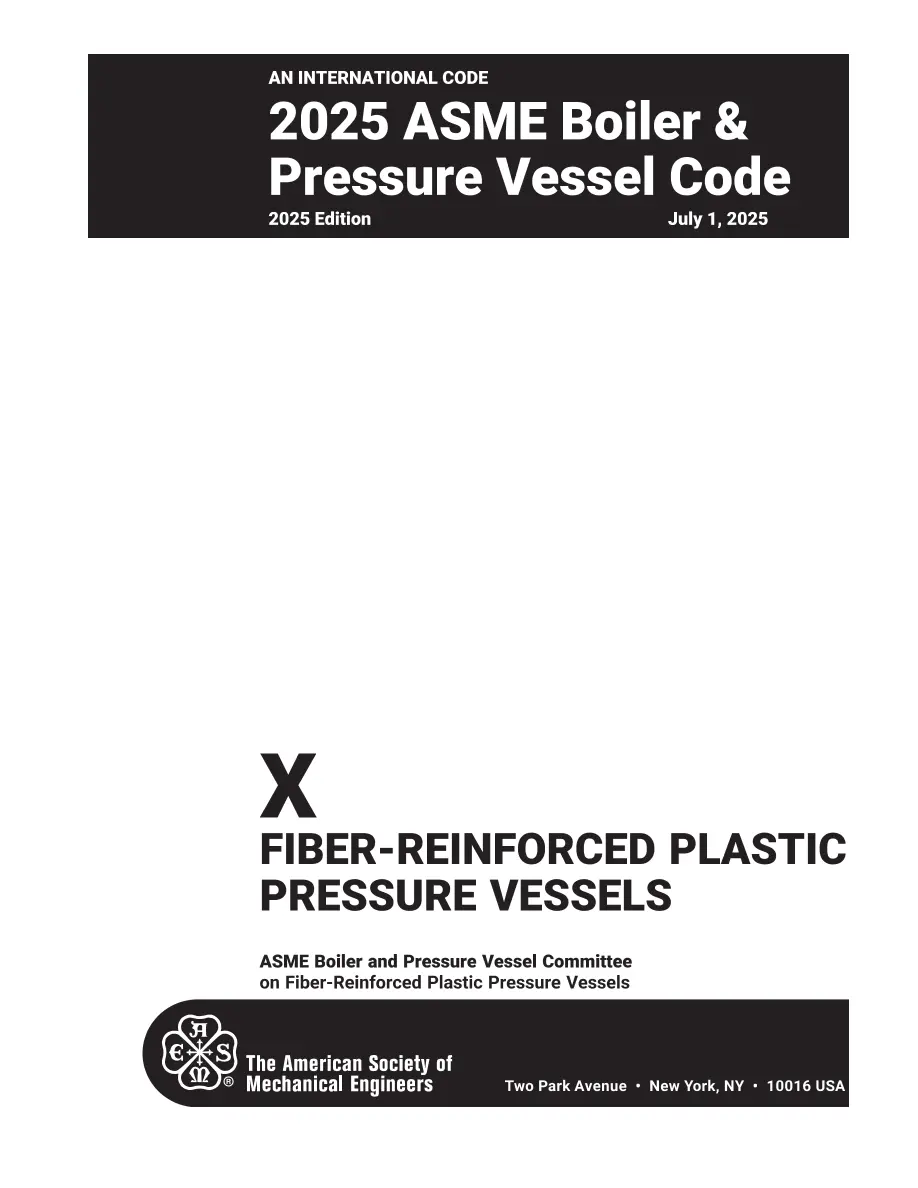 ASME BPVC.X-2025 pdf
