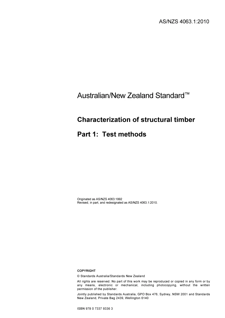 AS/NZS 4063.1:2010 pdf
