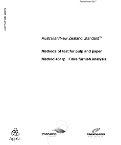 AS/NZS 1301.451RP:2007 pdf