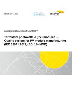 AS/NZS 62941:2023 pdf