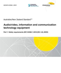 AS/NZS 62368.1:2022 pdf